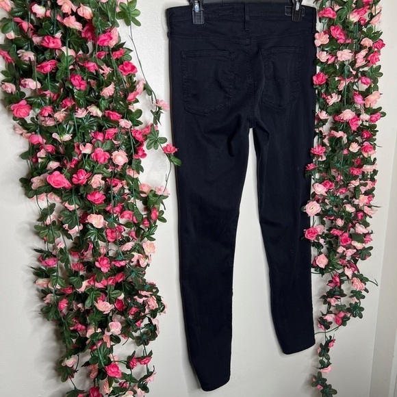 Adriano Goldschmied Black Denim The Prima Jeans Cigarette Leg Denim Women’s 29R - Picture 10 of 16